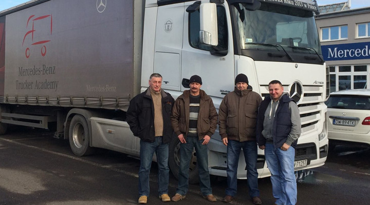Szkolenie Mercedes-Benz Trucker Academy.